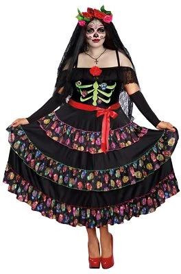 Brand New Lady of the Dead Plus Size Costume - Image 1 of 2