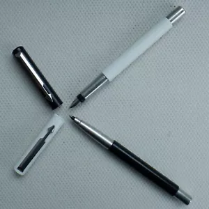PARKER Vector Black Fountain & White Ballpoint Pens + Ink Cartridges Stationery - Picture 1 of 23