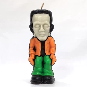 Vintage Gurley Frankenstein Candle 6" Glow-in-Dark Halloween Unused Rare - Picture 1 of 4