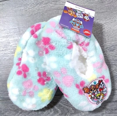 Paw Patrol Toddler Girls  2T-3T Fuzzy Slipper Socks House Shoes CUTE - Image 1 of 4