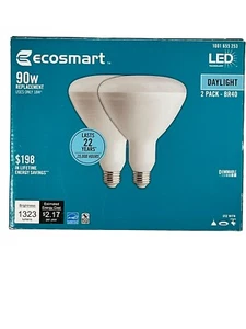 Ecosmart 90W Led Light Bulbs BR40, 2 Pack - Picture 1 of 4