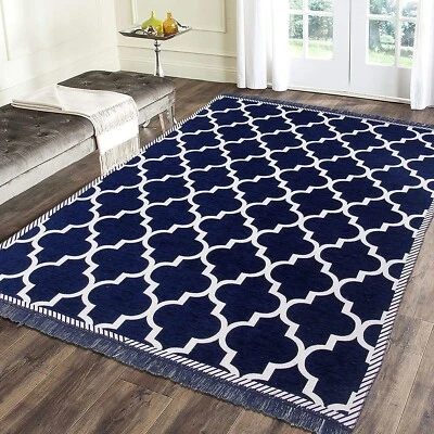 5D Designer Superfine Exclusive Velvet Carpet Runner Area Rug 5 x 7 Feet (A24) - Image 1 of 3