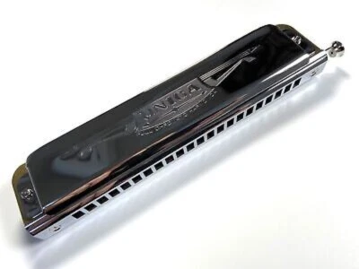 Tombo No.1244 A Key UNICA Chromatic Harmonica 22 Holes 44 Sounds - Image 1 of 4