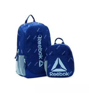 Zaino Reebok Bambini Arden unisex per laptop, set pranzo 2 pezzi, blu surf - Foto 1 di 5