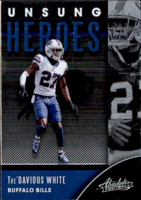 Tre'Davious White 2020 Panini Absolute Football Unsung Heroes Card #UH-TW - Image 1 of 2