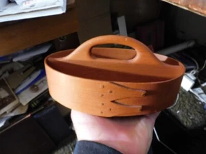 JOEL DE WAARD LAYDEN, WA OVAL DIVIDED SHAKER BENTWOOD TRAY - Picture 1 of 7
