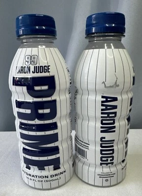 2 Pack! Aaron Judge PRIME Hydration RARE Yankees Limited Edition Cherry Freeze - Image 1 of 4