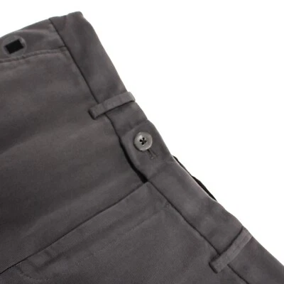 Pantalones chinos/informales Hiltl nuevos con etiquetas talla 50 34 EE. UU. Trento gris liso mezcla de algodón Foto 1 de 4