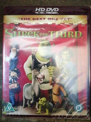 SHREK THE THIRD HD DVD Dreamworks Animation New Factory Sealed Freepost - Image 1 of 2