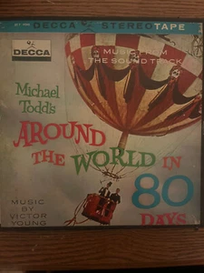 Around The World In 80 Days Soundtrack Reel to Reel Tape 7 1/2 IPS Decca - Picture 1 of 2