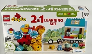 Lego Duplo Set di Apprendimento 2 in 1 111 Pezzi per Età 2+ Immaginazione e Creatività - Foto 1 di 4