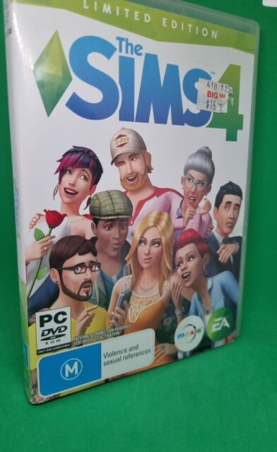 The SIMS 4 edição limitada PC videogame estojo discos código