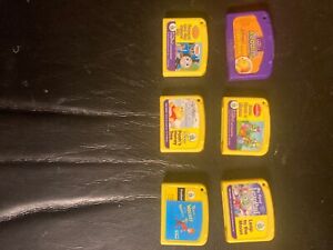 Leapfrog Leappad Electronic Learning Toy Game Cartridges Lot of 6, Level 1-4