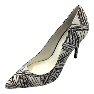 Dorothy Perkins Mujer Blanco Negro Textil Tacón Alto Zapatos de Corte Talla UK 6 Nuevos - Imagen 1 de 8
