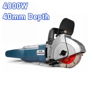 220V4800W Wall Groove Cutting Machine 40mm Electric Wall Chaser Slotting Machine - Picture 1 of 10