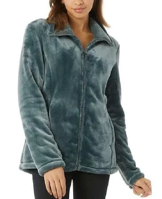 Chaqueta de felpa 32 Degrees Heat para mujer de piel sintética bolsillos de lana suave, 2XL Foto 1 de 4