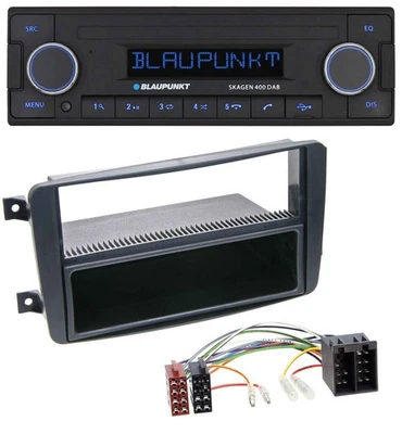Blaupunkt DAB USB Bluetooth MP3 Autoradio für Mercedes C-Klasse W203 CLK W209 Vi - Bild 1 von 4