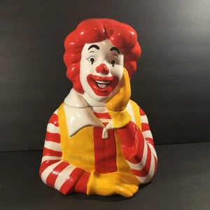 Treasure Craft Ronald McDonald Ceramic Cookie Jar 12.5" Mcdonalds Vintage - Picture 1 of 13