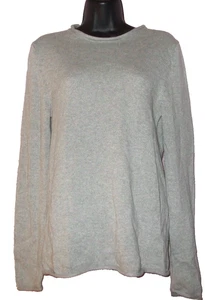 $62 H&M XS MAGLIONE CUCITURA CONTADINA BLUSA GRIGIO MORBIDO COSTINE MAGLIA TOP PULITO - Foto 1 di 5