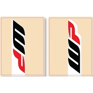 FLU Designs Upper Fork Tube Decals - Red/White/Black, WP F-01021 - Picture 1 of 1
