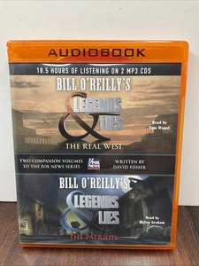 BILL O'REILLY'S LEGENDS & LIES The Real West The Patriots 2 Audio Books in 1 - Foto 1 di 11
