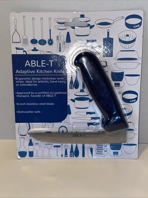 Adaptive Kitchen Knife with 6-Inch Stainless Steel Blade - Reduces Hand Strain - Image 1 of 3