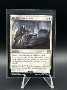 From Father to Son NM/M Final Fantasy MTG Magic White Rare Card FFXV FF15 - Picture 1 of 2