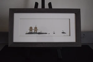 Sharon Nowlan “The Good Life” Stone Art by DEMDACO 15x8 Framed - Picture 1 of 2