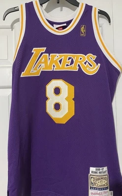 1996-97 Mitchell & Ness Kobe Bryant Los Angeles Lakers Authentic Jersey 40 Read - Image 1 of 4