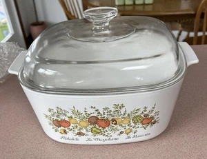 Vintage Corning Ware Spice of Life 5 Liter Casserole Dish A-5-B W/lid - Picture 1 of 9