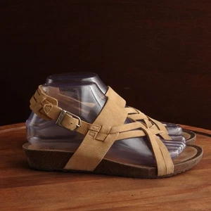 Teva Sandalen WMS Größe 7,5 hellbraun Ysidro Verlängerung Leder Keilabsatz Riemchenschuh 1099270 - Bild 1 von 16