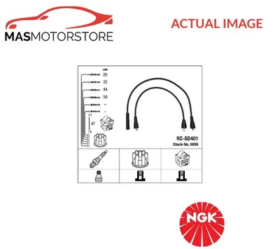 IGNITION CABLE SET LEADS KIT NGK 0899 P FOR SKODA 105,120,RAPID,130,110,1000,100 - Image 1 of 4