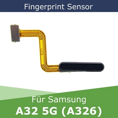Fingerprint Sensor Flexkabel für Samsung A32 5G (A326) Power Button Flex Schwarz - Bild 1 von 4