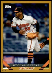Mychal Givens 2019 Topps Archives 5x7 Gold #299 4/10 Orioles - Picture 1 of 2