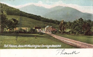 Postcard Toll Houses Base Mt. Washington Carriage Road New Hampshire NH 1907 UDB - Picture 1 of 2