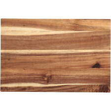 Cowboy Rustic 12" x 18" Acacia Wood Cutting Board, Brown