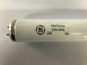 24 GE 10355 F30"T12/CW 21W Cool White Medium BiPin Straight T12 30 Inch Tube - Picture 1 of 2