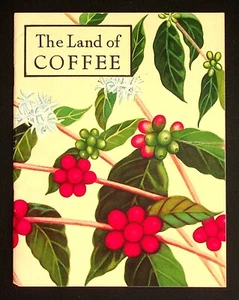 Colombia The Land of Coffee 1939 30s Booklet Pamphlet Vintage Map Photos Beans - Picture 1 of 12