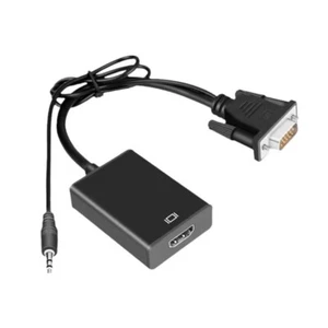 HDTV to VGA Adapter Converters Output Computer Set Top Box Connector Dongle - Afbeelding 1 van 8
