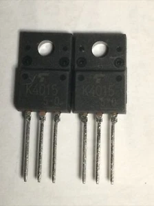 2 Pcs 2SK4015 TOSHIBA Trans MOSFET N-CH 600V 10A TO-220 New - Picture 1 of 3