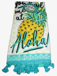 TROPICAL Kitchen Towel ~ 15" X 25" ~ YOU HAD ME AT ALOHA! - Picture 1 of 1