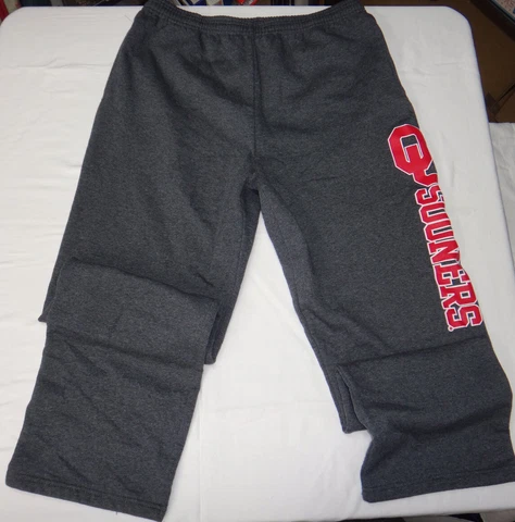 University of Oklahoma “OU Sooners” Ladies Grey Sweatpants L Section 101 EUC Cover