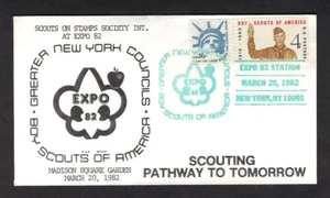 1982 Scouts New York SOSSI ASDA cancel 75th anniversary BSA - Picture 1 of 1