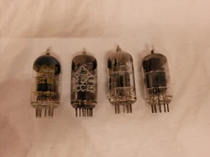 4x ECC85 Röhren Telefunken, Lorenz, Funkwerk Erfurt, valves/tubes - Bild 1 von 3