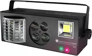 MARYGEL IGB-Y02 4-in-1 RGBW Mixed Effect Sound Activated Stage Lights w/Remote - Picture 1 of 6