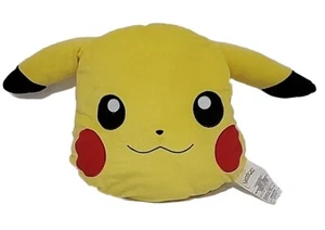 Pokemon Pikachu XL 16” Cabeza Almohada Peluche 2016 Northwest Extra Grande - Imagen 1 de 4
