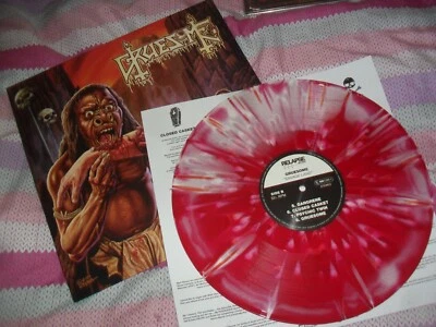 GRUESOME -SAVAGE LAND- AWESOME RARE LTD EDITION LP VINYL COLOR AUTOPSY DEATH MT - Image 1 of 3