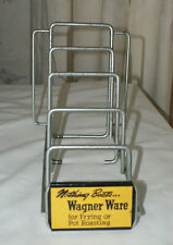 Vintage Wagner Ware Cast Iron Skillet Pan Display Rack