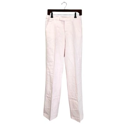 MEXX Pantalón Pierna Recta A Medida Mezcla Lino Rosa Pastel 4 Foto 1 de 4