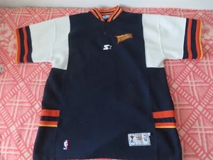 Maglia da tiro vintage Golden State Warriors Starter autentica NBA Warm Up 54 2XL - Foto 1 di 13